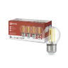 Лампа светодиодная LED-ШАР-deco 4PACK 9Вт 230В Е27 4000К 1040Лм (4шт./упак) прозрачная IN HOME - Фото