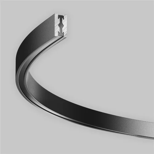 Шинопровод полукруг 650мм Flarity черный (Черный) - фото 3