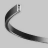 Шинопровод полукруг 650мм Flarity черный (Черный) - фото 3