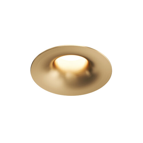 DK2430-SB Встраиваемый светильник SHINE GLOW 15Вт, 3000-4000К, IP20, сатин. латунь, алюминий. Фото 7