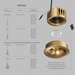 Встраиваемый светильник Denkirs SHINE GLOW | ШАЙН ГЛОУ , Denkirs DK2430-SB