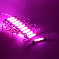 Светодиодный модуль 5730-6 MOD84 (12V, 1.5W, pink, IP44)