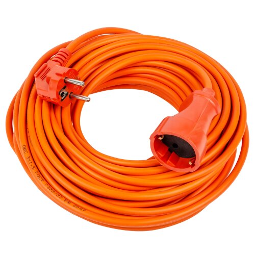 YXз16-101 -UCK-1N-3x1.50-20M-O ORANGE Удлинитель силовой в бухте, c-з, 1гнездо, 20м ПВС 3х1.50, 16A, Оранжевый, TМ Uniel - фото 1