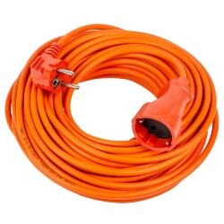 YXз16-101 -UCK-1N-3x1.50-20M-O ORANGE Удлинитель силовой в бухте, c-з, 1гнездо, 20м ПВС 3х1.50, 16A, Оранжевый, TМ Uniel