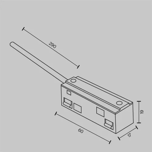 Ввод питания Exility белый (Белый) TRA034B-42W-1 - фото 9