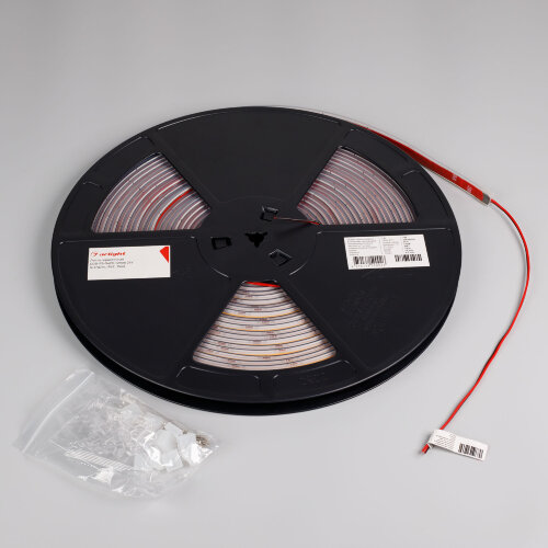 Светодиодная лента герметичная COB-PS-X420-12mm 24V White6000 (4.8 W/m, IP67, 15m) (Arlight, 5 лет) - фото 3