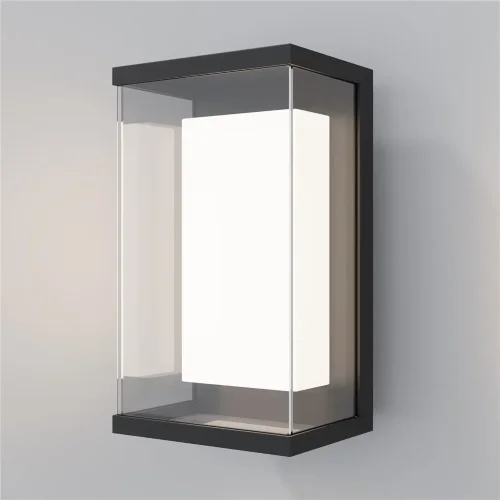 Настенный светильник (бра) Outdoor O021WL-L10B3K (Черный) - фото 9