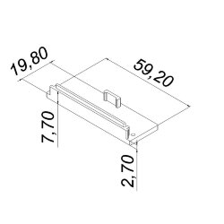Заглушка для LC-LPSH-2090