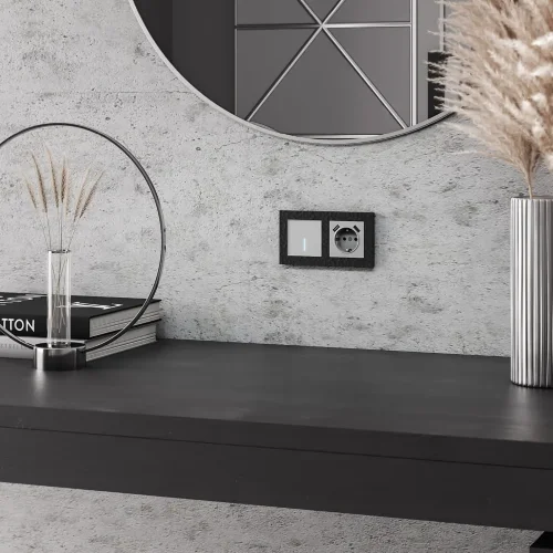 W1171506/ Розетка с заземлением, шторками и USBх2 (серебряный) W1171506 - фото 7