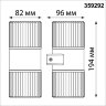 Уличный фасадный светильник «Novotech» 359292, серия: ESTIMA. Фото 3.