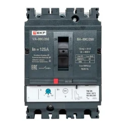 Выключатель автоматический 3п 250/125А 45кА ВА-99C Compact NS PROxima EKF mccb99C-250-125