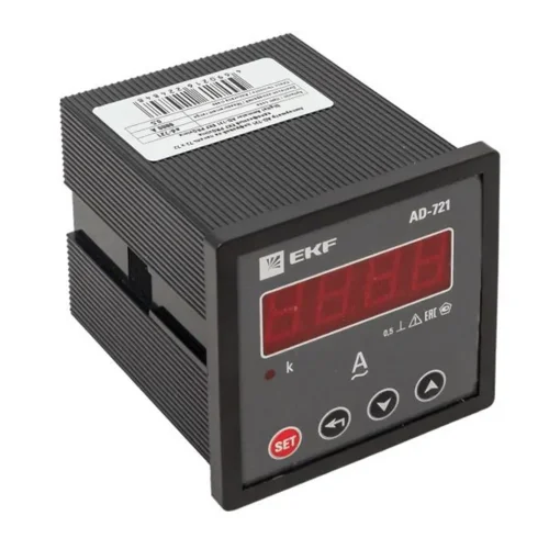 Амперметр цифровой AD-721 1ф на панель 72х72 EKF ad-721 - фото 7