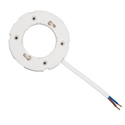 ULH-GX53-Plastic-10cm Патрон пластиковый для лампы на цоколе GX 53 с проводом длиной 10 см