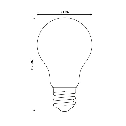 LED-A60-7W-3000K-E27-FR GLH01WH Лампа светодиодная, Форма A, матовая, Серия Heaven, Теплый белый свет 3000K - фото 6