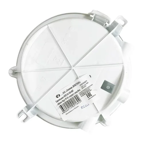 Светильник НПП 03-100-007 'Креа' круг 1х100Вт E27 IP44 корпус с решеткой бел. Элетех 1005500877 - фото 5