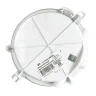 Светильник НПП 03-100-007 'Креа' круг 1х100Вт E27 IP44 корпус с решеткой бел. Элетех 1005500877 - фото 5