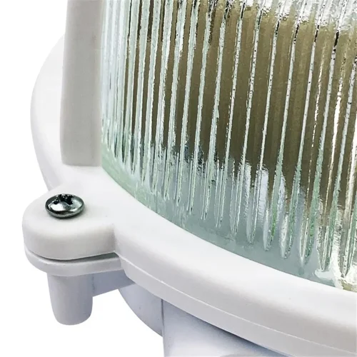 Светильник НПП 03-100-007 'Креа' круг 1х100Вт E27 IP44 корпус с решеткой бел. Элетех 1005500877 - фото 4