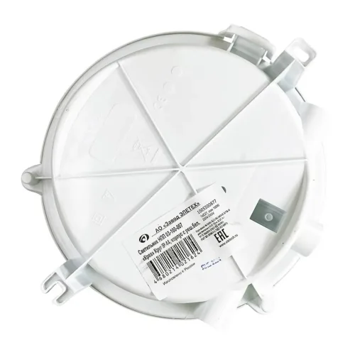 Светильник НПП 03-100-007 'Креа' круг 1х100Вт E27 IP44 корпус с решеткой бел. Элетех 1005500877 - фото 5