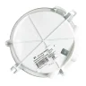 Светильник НПП 03-100-007 'Креа' круг 1х100Вт E27 IP44 корпус с решеткой бел. Элетех 1005500877 - фото 5