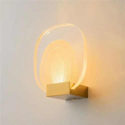 Настенный светильник (бра) Biology 3000К 3Вт (Латунь) - фото 9