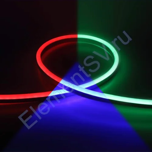 Светодиодный гибкий неон 1425 220V RGB LN19 - фото.