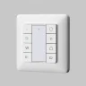 Кнопочная настенная панель 2 сцены, 1 группа DALI DT8 RGBW (Белый) - фото 2