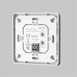 Кнопочная настенная панель 2 сцены, 1 группа DALI DT8 Цветной (RGB)+W (Белый) 721051