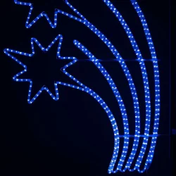 Светодиодная Консоль &amp;#171;Салют&amp;#187; 95 x 170 см, Синяя, 220В