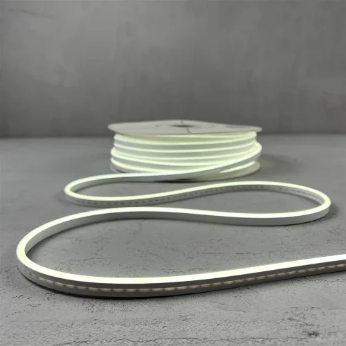 Односторонний Гибкий Неон 8х16мм Белый 12В, IP65. Фото 4.