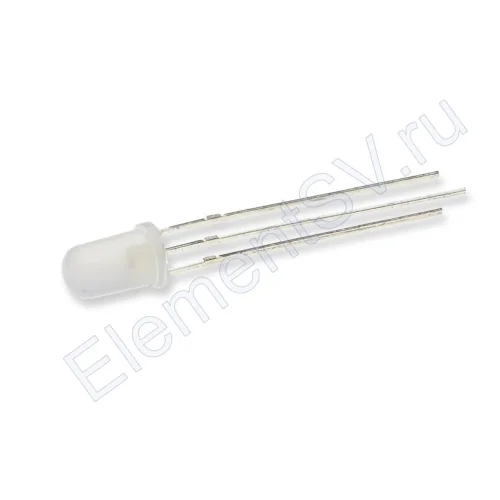 Светодиод ICL-5mm LE76 (red/green, 1000/2000 mcd, fog, общий анод) - фото.