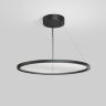 Подвесной светильник горизонтальный VEIL, 35 Вт, ?600?В1500 мм, LED 2700-6000K, IP20, пульт Д/У (в комплекте), черный, алюминий, акрил. Фото 2