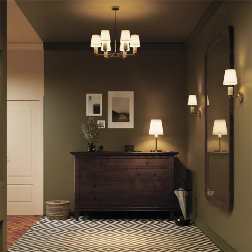 Настольный светильник Lira E27х1 (Латунь) - фото 7