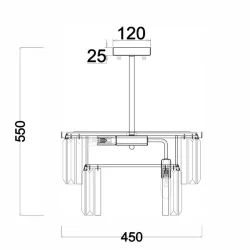 Люстра Freya FR11001PL-08CH (Хром)