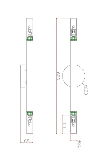 Настенный светильник (бра) Freya FR6109WL-02G (Золото) FR6109WL-02G - фото