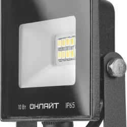 Прожектор светодиодный 71 688 OFL-10-6K-BL-IP65-LED 10Вт 6000К IP65 800лм черн. ОНЛАЙТ 71688