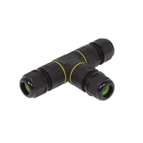 Коннектор IP68 Т-типа 2pin M20T-2P C103 (400V, 24A, 5-9mm) - фото I