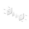 TR2025-WH Комплект торцевых заглушек для трека SMART ONE. Фото 3