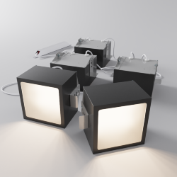 Светильник WOLTA PRO ГАЛАКТИКА ДВО10-45-001-4К-Ч Матовый