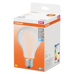 Лампа светодиодная филаментная 24W/4000K (=200W) E27 | Матовая | LED STAR 4Y FILAMENT | - OSRAM