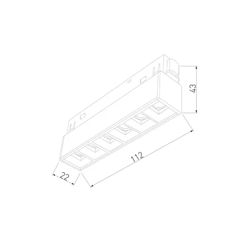 Slim Magnetic SL01 Трековый светильник 6W 4200K черный 85004/01 85004/01 - фото 7