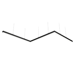 Светильник WOLTA PRO КОНТУР ЗИГЗАГ ДСО03-108-702-4К-Ч Матовый