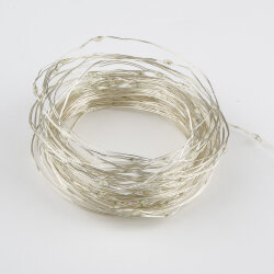 ULD-S1000-100-SCB-3AA WARM WHITE IP20 DEW Гирлянда светодиодная на батарейках 3AA не в-к, Роса, 10м, 100 светодиодов, Теплый белый свет, Провод медный.