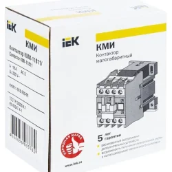 Контактор КМИ-11811 18А 230В/АС3 1НЗ KARAT IEK KKM11-018-230-01