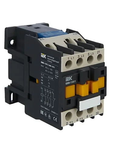 Контактор КМИ-11811 18А 230В/АС3 1НЗ KARAT IEK KKM11-018-230-01 - фото 2