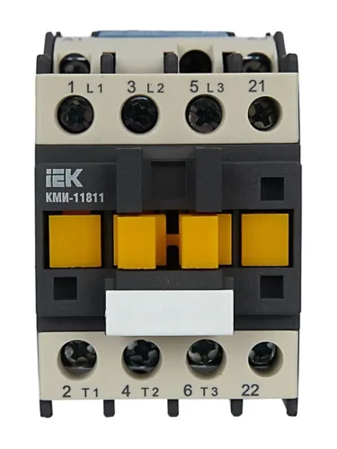 Контактор КМИ-11811 18А 230В/АС3 1НЗ KARAT IEK KKM11-018-230-01 - фото 3