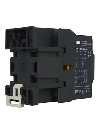 Контактор КМИ-11811 18А 230В/АС3 1НЗ KARAT IEK KKM11-018-230-01 - фото 7
