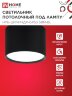 Светильник потолочный НПБ-ЦИЛИНДР-GX53 SBM-BL 80х55мм черный IN HOME - Фото 2