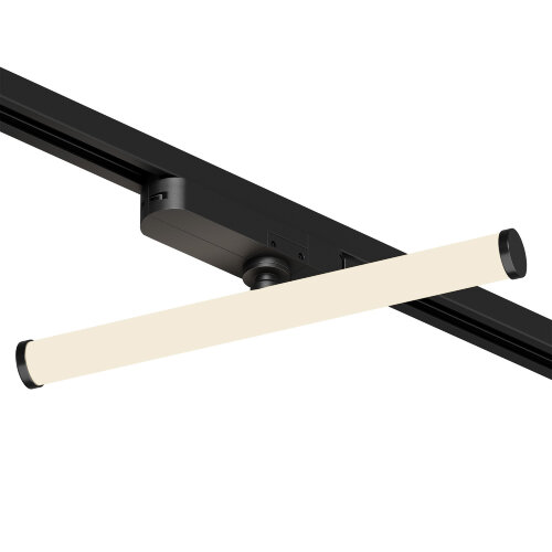 DK6438-BK Поворотный однофазный трековый светильник STROM со светодиодом L300mm 220V 10W 150° 3000K IP20 черный алюминий/акрил. Фото 2