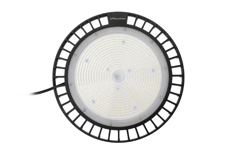 Светильник светодиодный ДСП IB 11 S 200W M 850 BK 353х353х161мм 200Вт 5000К IP65 High Bay подвесной черн. Русский Свет 16091124349 - фото 2