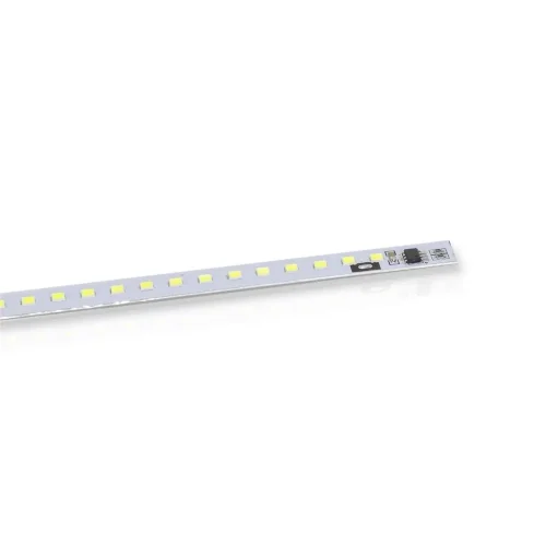 Светодиодная линейка 2835, 72 led, 220V, 12W, 865mm, D206, day white - фото II